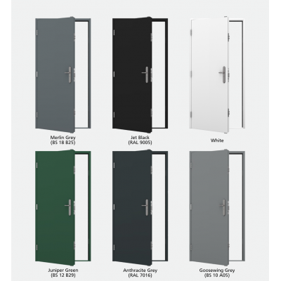 DPS612 Series 6 - Steel Personnel Door -  890mm x 2095mm Right Hand Hung (Brand: NVM Doors)